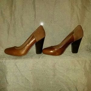 Aldo. Round toe. Camel. Never worn.